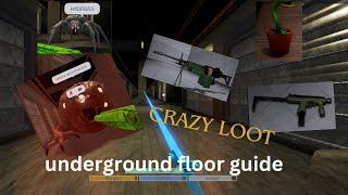 Roblox the Storage - V1.6 underground floor guide