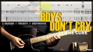 Boys Dont Cry  Guitar Cover Tab  Guitar Solo Lesson  Backing Track with Vocals  THE CURE