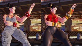 STREET FIGHTER V - MODS - CHUN-LI *BAREFOOT NOSTALGIA SPANDEX* PC ONLY