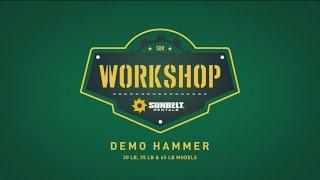 How to Use a Demo Hammer - Sunbelt Rentals Workshop Series