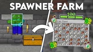 Minecraft Easy Zombie & Skeleton Mob Spawner XP Farm  Tutorial 1.21