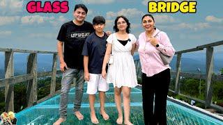 GLASS BRIDGE  Yeh kahan aagaye  Family Travel Vlog  Aayu and Pihu Show