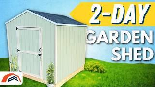 Complete DIY Shed Build  Basic 8x8