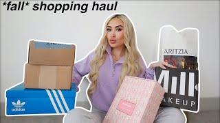 $1000+ fall shopping spree haul  Zara Aritzia Anthropologie & more