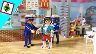 Playmobil Film Dieb bei McDonalds Familie Jansen  Kinderfilm  Kinderserie