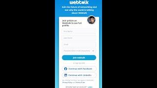 How to create Webtalk accountওয়েবটকে কিভাবে খুলবেন Full Video