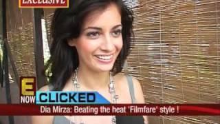 Diya Mirza Beating the heat Filmfare style