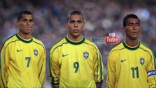 The R Trio  Ronaldo Romario Rivaldo  First Match Together vs Germany 1998