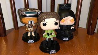 Star Wars Return of the Jedi 40th Anniversary Leia and Palpatine Funko POP reviews