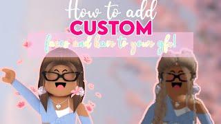 How to add CUSTOM faces and hair to your GFX  gamingwithavery