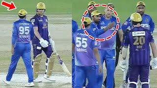 PSL 9  Iftikhar Ahmed vs Jason Roy Heavy Fight  Quetta Gladiators vs Multan Sultans  M1Z2A