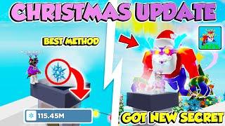 SPENDING 20000000 Snowflakes *I GOT NEW SECRET PET* in Clicker Simulator NEW CHRISTMAS EVENT