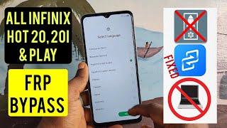 Infinix Hot 20 20i 20 Play X6825X665C Frp BypassGoogle Account Remove Without Pc