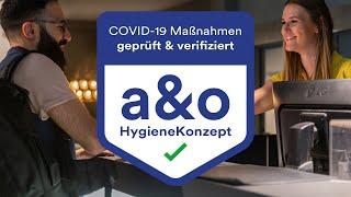a&o HygieneKonzept verifizierte & geprüfte COVID-19 Maßnahmen im Hostel