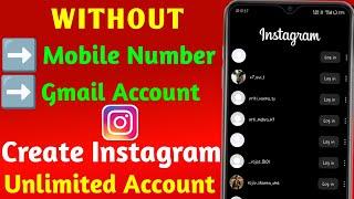 Create Instagram Account Without Mobile Number And Gmail  Fake Instagram Account Kaise Banaye