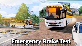 VRL Volvo Bus Brake Test  Euro Truck Simulator 2  Bus Mod