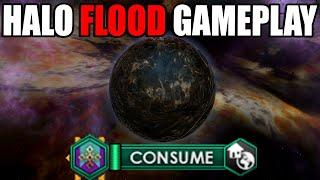 Starting as the FLOOD from HALO In Stellaris