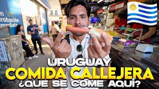 Probando COMIDA CALLEJERA en URUGUAY  ¿ESTO ES LO QUE COMEN? - Gabriel Herrera
