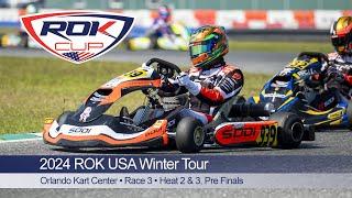 2024 ROK Cup USA Winter Tour Race 3 - Saturday Heat 2 & 3 Pre Finals