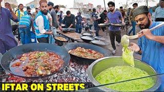 Roadside Iftari mai Biryani aur Karhai  Karachi Ramzan Street Food Best Iftar on Pakistani Streets