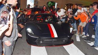 CHARLES LECLERC Causes CHAOS in Monaco before the Monaco F1 Grand Prix with his Ferrari Daytona SP3