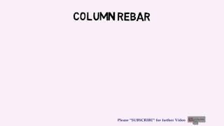 Basic rules of Column rebar