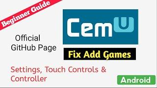 CEMu Emulator - Beginner Guide Android