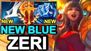 Wild Rift China Zeri Top - New Half Tank Zeri Build Runes - Manamune Broken OP Item