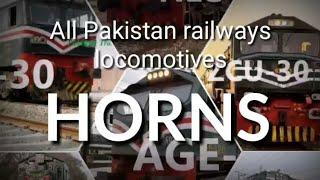 ALL LOCOMOTIVES HORN PAKISTAN railway