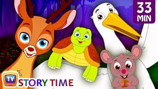 Wild Animals save their Deer friend from Bad Hunter  Bedtime Stories For Kids  ChuChu TV Storytime