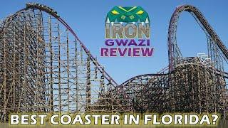 Iron Gwazi Review Busch Gardens Tampa RMC Hybrid Coaster  Best Coaster in Florida?