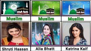 Muslim Actors of Bollywood  Religion of Muslim Actors Female मुस्लिम Actros के नाम  #bollywood