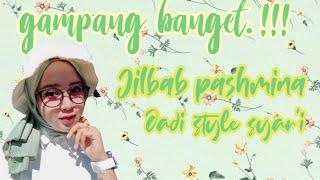 Gampang Banget Jilbab Pashmina jadi Style Syari