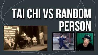 Tai Chi Master Called Out On Stage - Hilarious Push Hands Fail