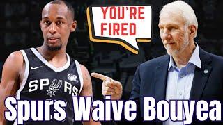 Spurs Waive Jamaree Bouyea Now What?