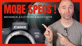 Canon R5 II Mechanical & Electronic Shutters Confirmed