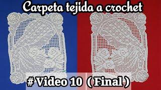 Carpeta Virgen Maria Tejida a Crochet ● Video 10 FINAL