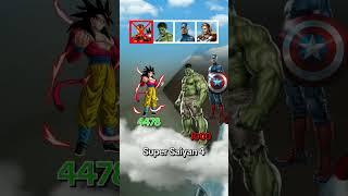 help goku vs avengers #shorts #goku #avengers #thor #hulk