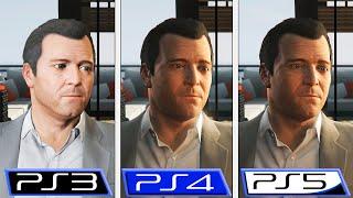 Grand Theft Auto V  PS3 - PS4 - PS5  Final Graphics Comparison