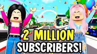 2 MILLION SUBSCRIBER SPECIAL LIVE ROBUX GIVEAWAY Q&A Roblox Brookhaven RP