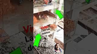 Brick lifting with roofing machine  desi jugar  #viral #short #shorts