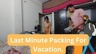 Last Minute Packing For Vacation   Marathi Vlog  Vlog 556