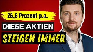 Stark wachsende Dividenden  Warren Buffett investiert in diese Aktien  JEDES JAHR an Börse im Plus