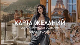 Как правильно создать карту желаний 2024 vision board. Зачем нужна карта желаний?