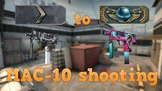 Silver 1 to Global Elite  MAC-10 shooting CSGO