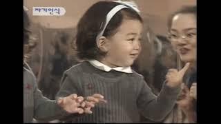 Cute Baby Jihyo from TWICE in old TV program 