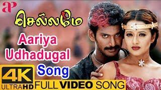 Aariya Udhadugal Video Song 4K  Chellame Movie Songs  Vishal  Reema Sen  AP International