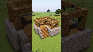 Minecraft Starter Survival House  Build Tutorial #shorts