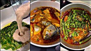 Shiela Rusly  Kari Ikan Tongkol & Sayur Bayam Lemak Putih