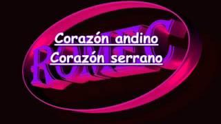 corazon andino con letra